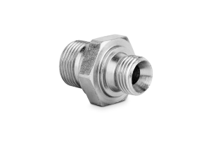 Złączka prosta metryczna stożek 60° M22x1,5-M22x1,5 300616