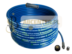 Wąż 3w1 1SN 225 bar 10M dysza 1/4 M22 Easy Lock + adapter Karcher