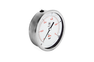 Manometr glicerynowy DN100 tylny EKS 1/2” (0-10)bar M100TL1/2(0-10)