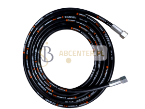 Wąż do prób szczelności azotem DN6 5 m 290 bar 1/4"/1/4" BSP SAE
