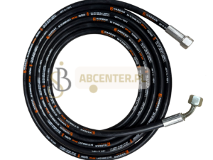 Wąż do prób szczelności azotem DN6 25 m 290 bar 1/4"/ 1/4" 45 st.  BSP SAE
