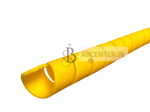 Osłona spiralna HDPE 40 34-40 mm | wew. 32 mm żółta