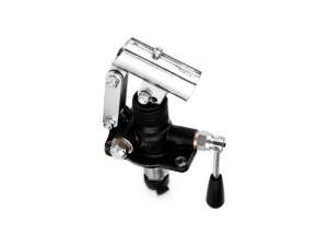 Pompa ręczna zbiornikowa pod siłownik jednostronnego działania 6cm3 3/8"BSP 500bar z zaworem i dźwignią rozładowczą PM 6byB-L-s (6049.0123) + dźwignia