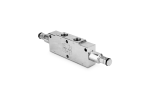 Zawór zwrotny sterowany przeciążeniowy bliźniaczy centralnie zamknięty 1/2" 60l./min. 60-350bar stal VBCC1202S