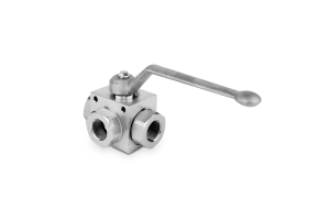 Zawór kulowy odcinający 3-drogowy 3/8" DN10 typ "L" RSAP3V02L FF