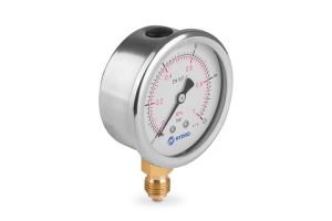 Manometr glicerynowy DN63 radialny 1/4” (0-10)bar M63RL1/4(0-10)H HYDRO