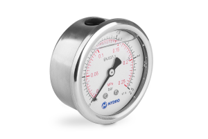 Manometr glicerynowy DN63 tylny 1/4” (0-2,5)bar M63TL1/4(0-2,5)H HYDRO
