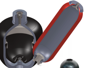 Pęcherz hydroakum. S55B-C50V - butyl