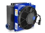 Chłodnica powietrzna oleju HY018.1-02A-1615-0K (12VDC - Termostat 60 st.C)