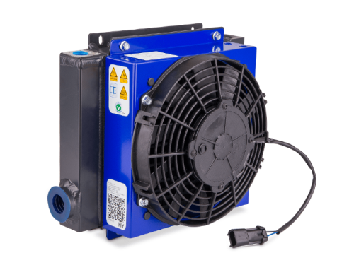 Chłodnica powietrzna oleju HY016.1-02A-1615-0K (12DC - Termostat 60 st.C)