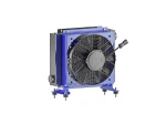 Chłodnica powietrzna oleju HY038.1-02A-1615-0K (12VDC - Termostat 60 st.C)
