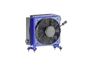 Chłodnica powietrzna oleju HY038.1-02A-1615-0K (12VDC - Termostat 60 st.C)