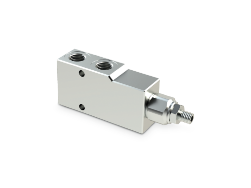 Zawór zwrotny sterowany przeciążeniowy pojedynczy 3/8" 40l./min. 60-350bar stal VBCL3802S