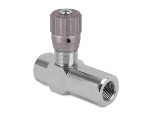 Regulator przepływu jednokierunkowy 90° 1/2" FRU9003