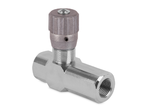 Regulator przepływu jednokierunkowy 90° 1/2" FRU9003  OFC - OMPI