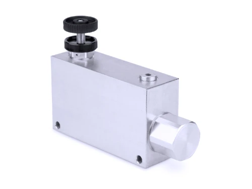 Dzielnik strumienia zaworowy z regulacją przepływu 3/4" 150l./min. PVEL04