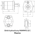Silnik hydrauliczny MAMMFS 32 C Maxma abcenter.pl