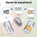 Końcówka dyszy obrotowej WUKO 3/8 BSP – stal nierdzewna i mosiądz