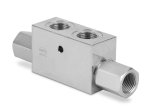 Zawór zwrotny sterowany bliźniaczy 1/8" BSP 10l./min. 320Bar otw. montaż. LVDT005