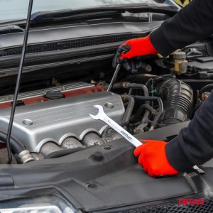 Klucze płaskie oczkowe zestaw kluczy oczkowych 8-19 mm 8 szt. AMIO-04193