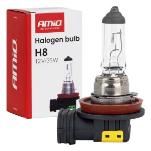 Żarówka halogenowa H8 12V 35W PGJ19-1 AMIO-04516