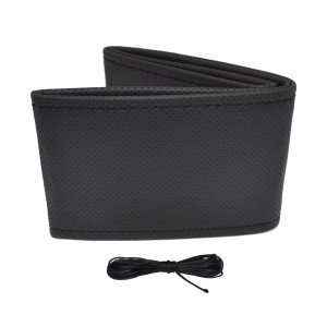 Pokrowiec  sznurowany perforowany na kierownicę samochodową M 38-39cm OTOM-OTDK201