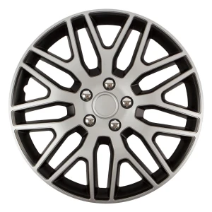 Kołpak samochodowy Dakar NC 17" cali SILVER&BLACK ze śrubami chrom