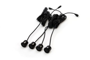 Zestaw czujników parkowania TFT01 4,3" z kamerą HD-305 LED 4 sensory czarne "GOLD"