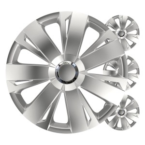 Kołpaki samochodowe 4szt. komplet Energy srebrne 14" cali COLOR BOX