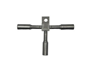 Trójnik zaciskany do przewodów hamulcowych w oplocie stalowym dn1/8"