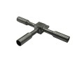 trójnik zaciskany DN1/8" widok z boku