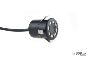 Zestaw czujników parkowania TFT01 4,3" z kamerą HD-308-LED 4 sensory białe