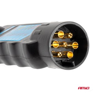 Tester gniazda wtyczki przyczepy haka 7/13PIN AMIO-03225