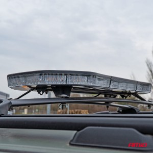 Belka ostrzegawcza LED 51 funkcji 137cm homologacja R65 R10 12-24V AMIO-03345