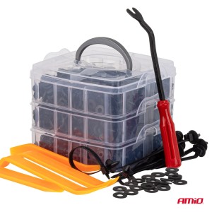 Spinki samochodowe kołki klipsy ściągacz do tapicerki 650el. AMIO-04433