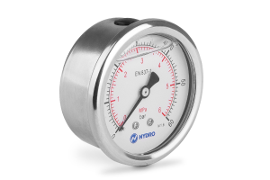Manometr glicerynowy DN63 tylny 1/4” (0-60)bar M63TL1/4(0-60)H HYDRO