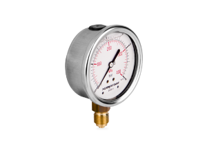 Manometr glicerynowy DN63 radialny 1/4” (0-4)bar M63RL1/4(0-4)