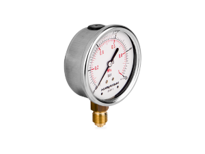 Manometr glicerynowy DN63 radialny 1/4” (0-10)bar M63RL1/4(0-10)