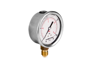 Manometr glicerynowy DN63 radialny 1/4” (0-40)bar M63RL1/4(0-40)