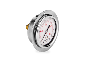 Manometr glicerynowy DN63 tablicowy TL 1/4” (0-4)bar M63TABL1/4(0-4)