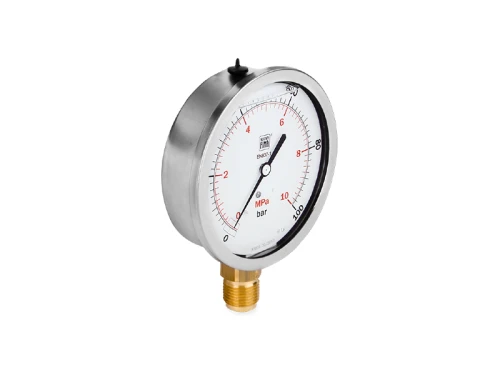 manometr glicerynowy radialny dn100 0-100 bar