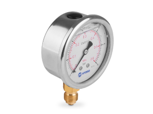 Manometr glicerynowy DN63 radialny 1/4” (0-6)bar M63RL1/4(0-6)H HYDRO