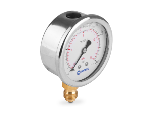 Manometr glicerynowy DN63 radialny 1/4” (0-160)bar M63RL1/4(0-160)H HYDRO