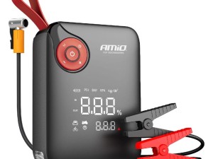 Urządzenie rozruchowe 4w1 booster powerbank kompresor latarka LED 12V 7,2Ah 600A PRO AMIO-04675