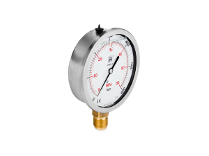 Manometr glicerynowy DN100 radialny 1/2” (0-600)bar M100RL1/2(0-600)