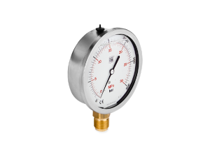 Manometr glicerynowy DN100 radialny 1/2” (0-300)bar M100RL1/2(0-300)