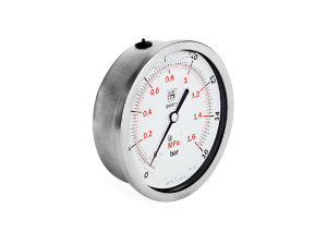 Manometr glicerynowy DN100 tylny EKS 1/2” (0-16)bar M100TL1/2(0-16)