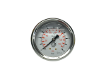 Manometr glicerynowy DN 63 0 - 10 bar przyłącze tylne 1/4"