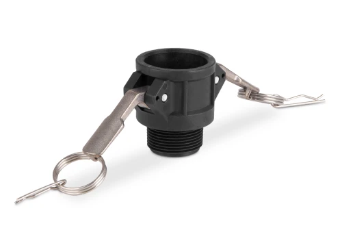 Złącze CAMLOCK typ B 2" gwint zewnętrzny BSP polipropylen