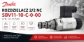 Rozdzielacz 2/2 NC Danfoss SBV11-10-C wymiary zaworu hydraulicznego 350 bar 76 l min ABcenter